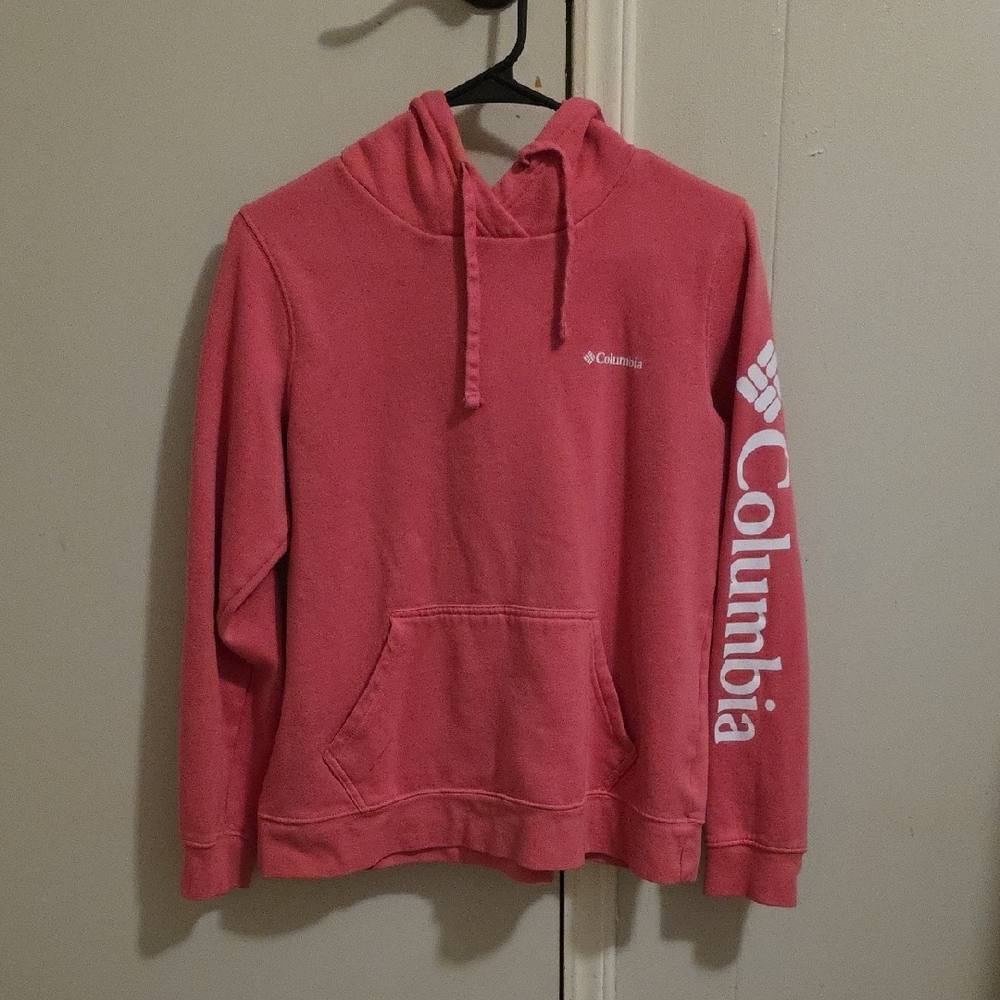 Columbia Pink Hoodie with Logo